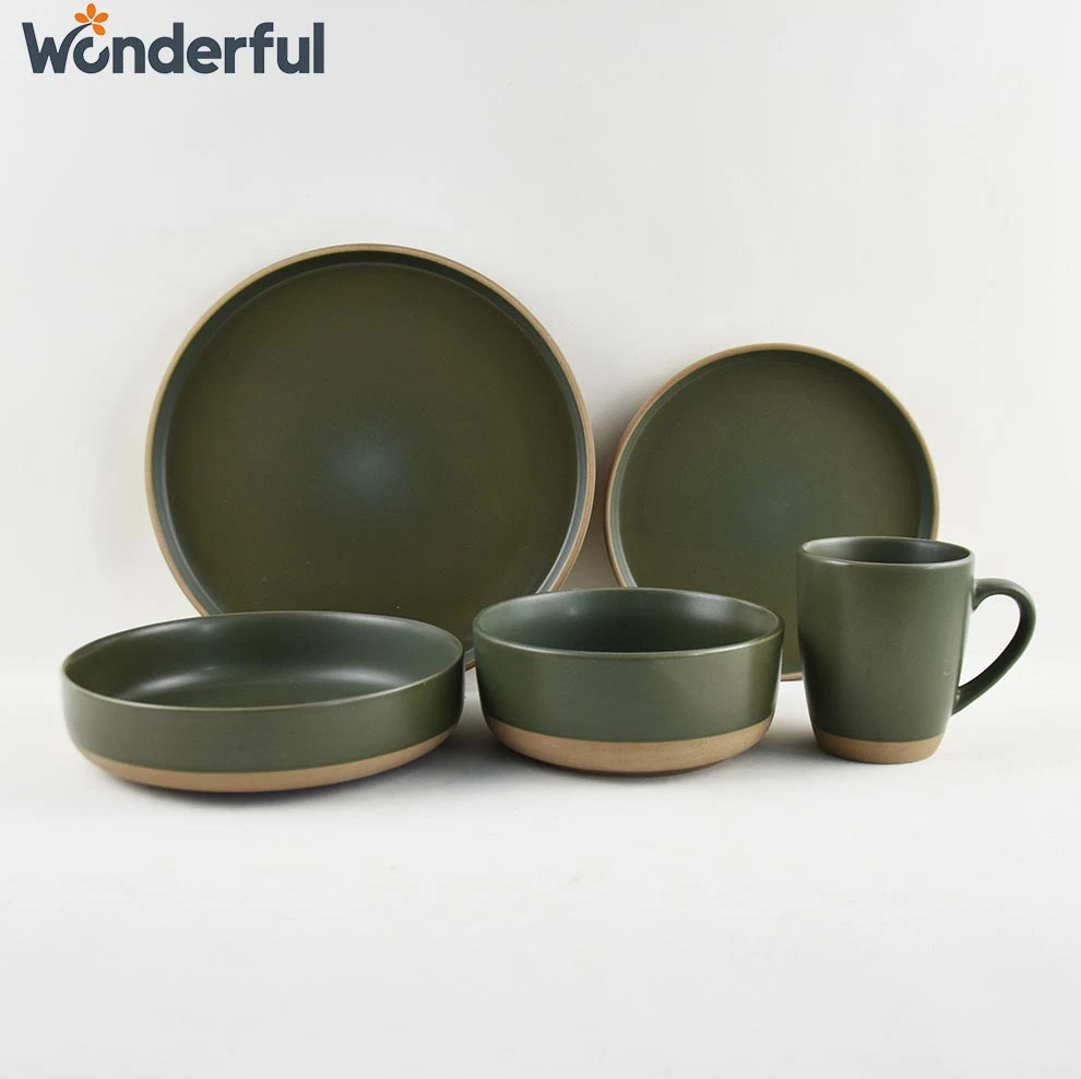 green plate set green plate set